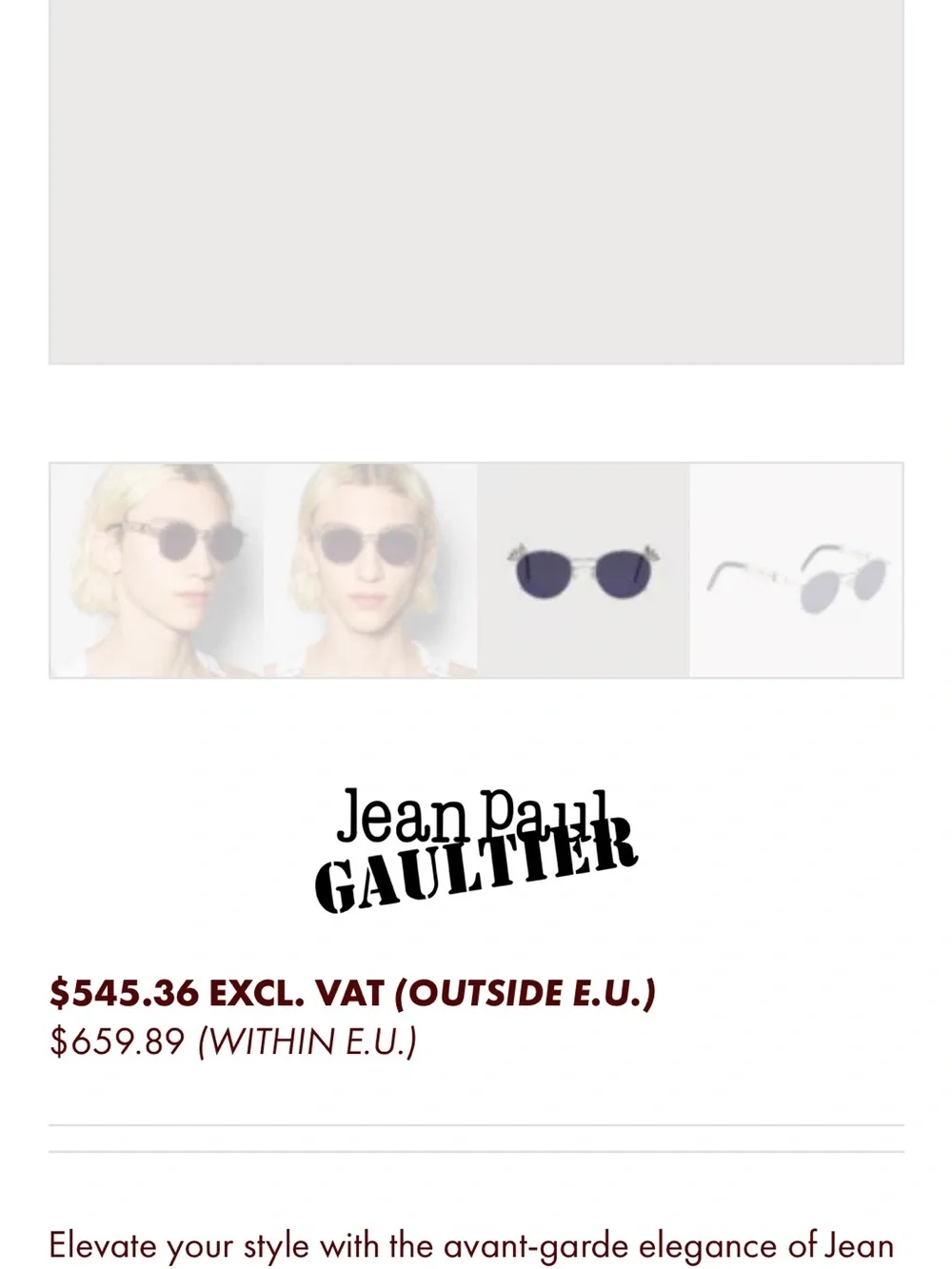 Jean Paul Gaultier designer jean